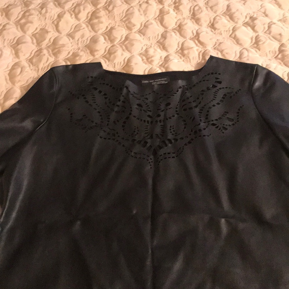 Fox leather top